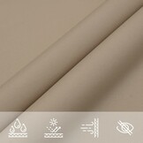 Rechthoekig Zonnescherm 2x5m Taupe Oxford Stof - 34% Korting