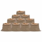 VidaXL Jute Zakken 10 stuks - 100x110 cm - 100% Jute (34% Korting)