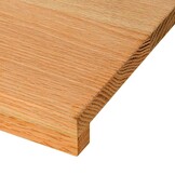 VidaXL Vensterbanken Massief Eikenhout Lichtbruin - Set van 2 (70x30x2cm) - 34% Korting