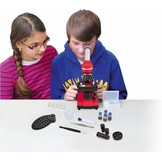 Bresser Junior Biolux SEL Microscoop Rood - 1600x Vergroting, Smartphone Adapter