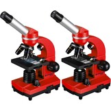 Bresser Junior Biolux SEL Microscoop Rood - 1600x Vergroting, Smartphone Adapter