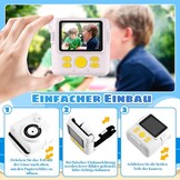 AORILE Kindercamera met Direct Print, 1080P HD, 32GB SD - Wit (33% korting)