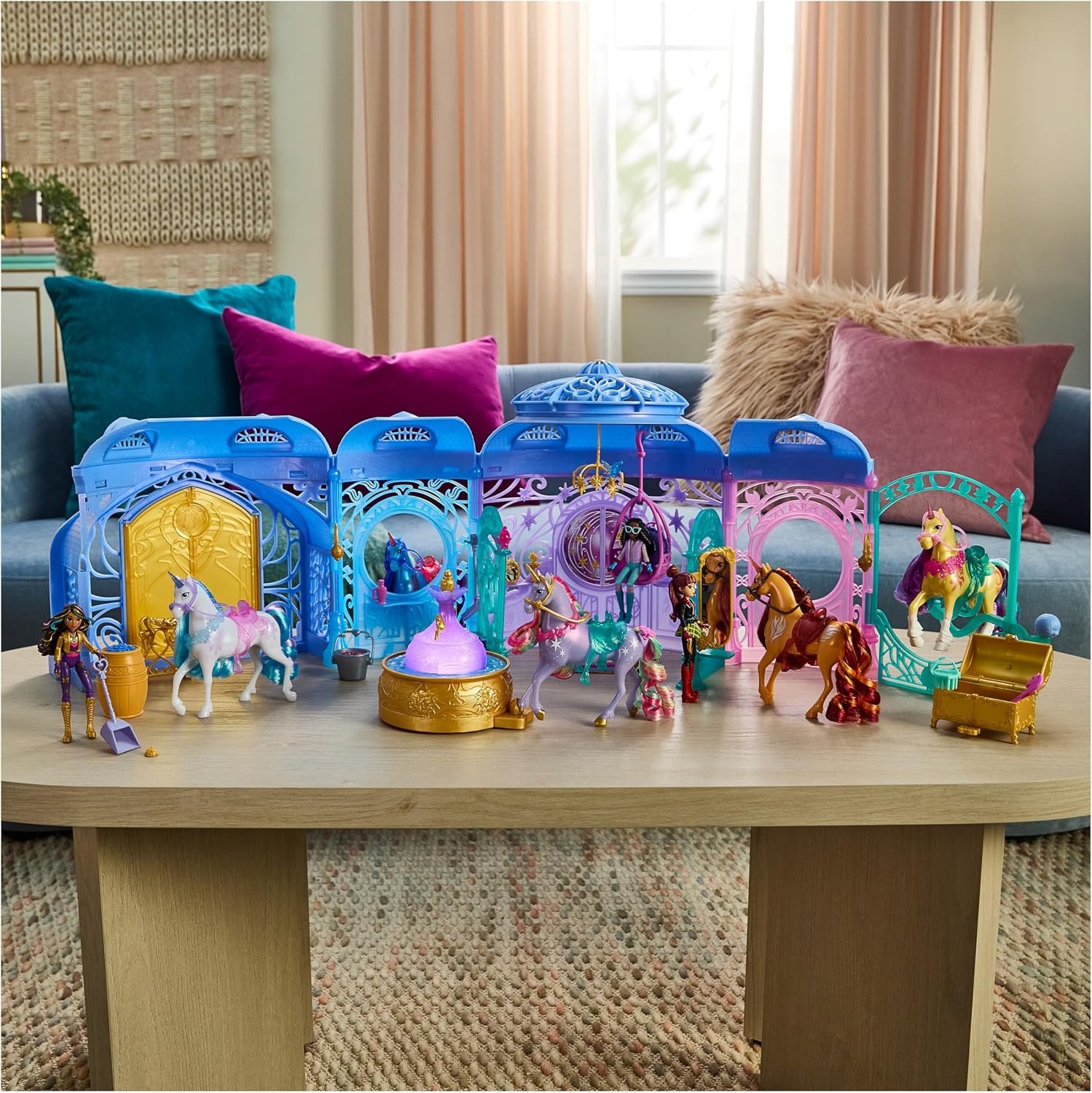 Unicorn Academy Fontein & Stal Speelset met Wildstar - 34% Korting!