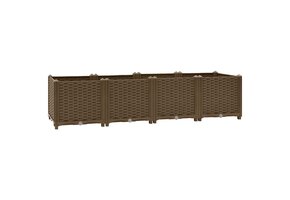 Plantenbak Verhoogd 160x40x38 cm Bruin - 51% Korting