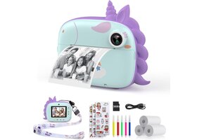 Instant Kinder Camera Groen, 40% Korting!