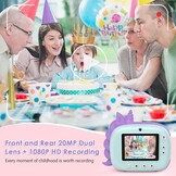 HiMont Kinder Instant Camera Groen - 32GB - 34% Korting