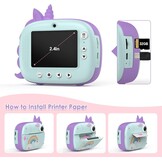 HiMont Kinder Instant Camera Groen - 32GB - 34% Korting