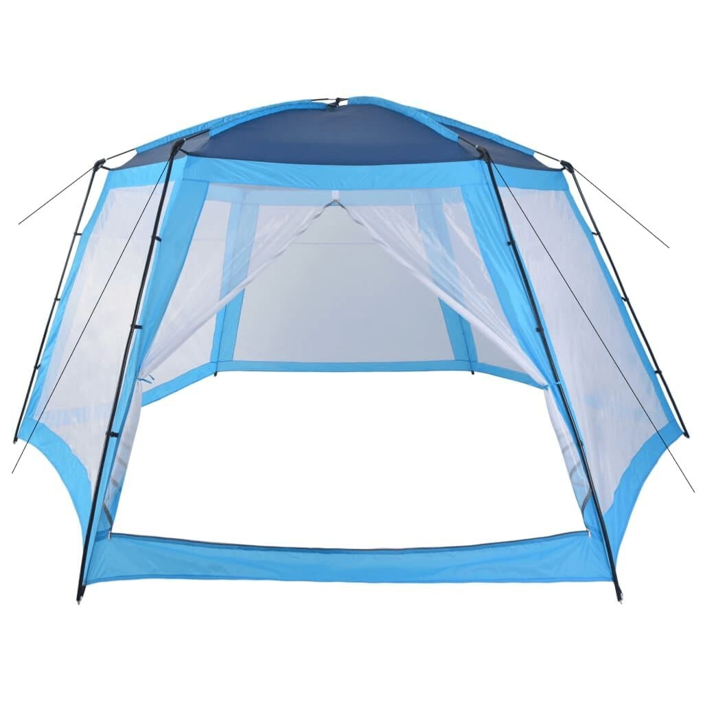 vidaXL Zwembadtent Blauw 590x520x250 cm - 35% Korting