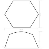 vidaXL Zwembadtent Blauw 590x520x250 cm - 35% Korting