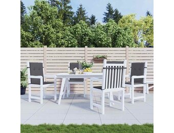 vidaXL Tuinstoelkussens Lage Rug Oxford Stof Antraciet 34% Korting