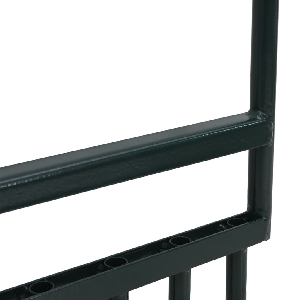 Gazonbeluchter met 5 Holle Tanden - Gepoedercoat Staal - Groen - 33% Korting