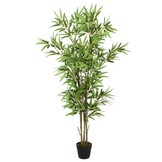 VidaXL Bamboe Kunstplant met 828 Bladeren - 150 cm Groen - 34% Korting