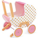 Janod Houten Poppenwagen Roze - 34% Korting - 41,7 x 31,6 x 46 cm