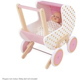 Janod Houten Poppenwagen Roze - 34% Korting - 41,7 x 31,6 x 46 cm