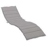 VidaXL Ligbedkussen Oxford Stof Grijs 200x70x3 cm - 34% Korting