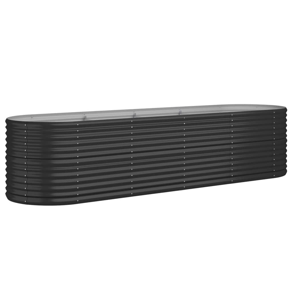 Plantenbak Staal Antraciet 296x80x68 cm - 35% Korting