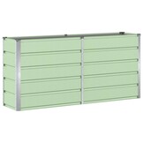 Plantenbak Staal Groen 160x40x75cm - 34% Korting