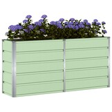 Plantenbak Staal Groen 160x40x75cm - 34% Korting