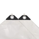 vidaXL Dekzeil 2,5x3,5m Wit 650 g/m² - 34% Korting!