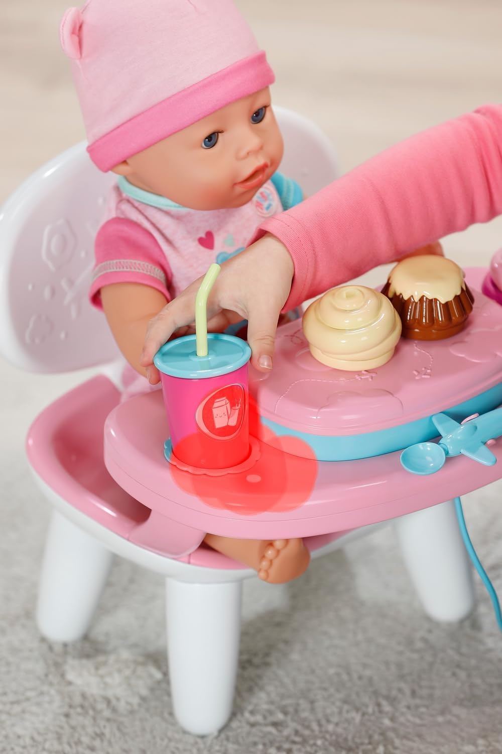 BABY born Voertafel Licht & Geluid - 34% Korting - Poppenaccessoire 43 cm