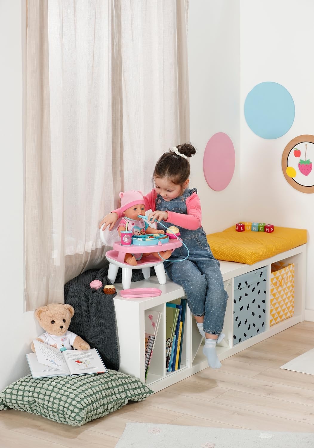 BABY born Voertafel Licht & Geluid - 34% Korting - Poppenaccessoire 43 cm
