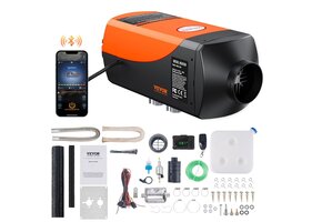 Diesel Standkachel 12V 8KW Oranje met LCD & App - 41% Korting