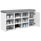 VidaXL Schoenenbank 102cm Wit - 59% Korting