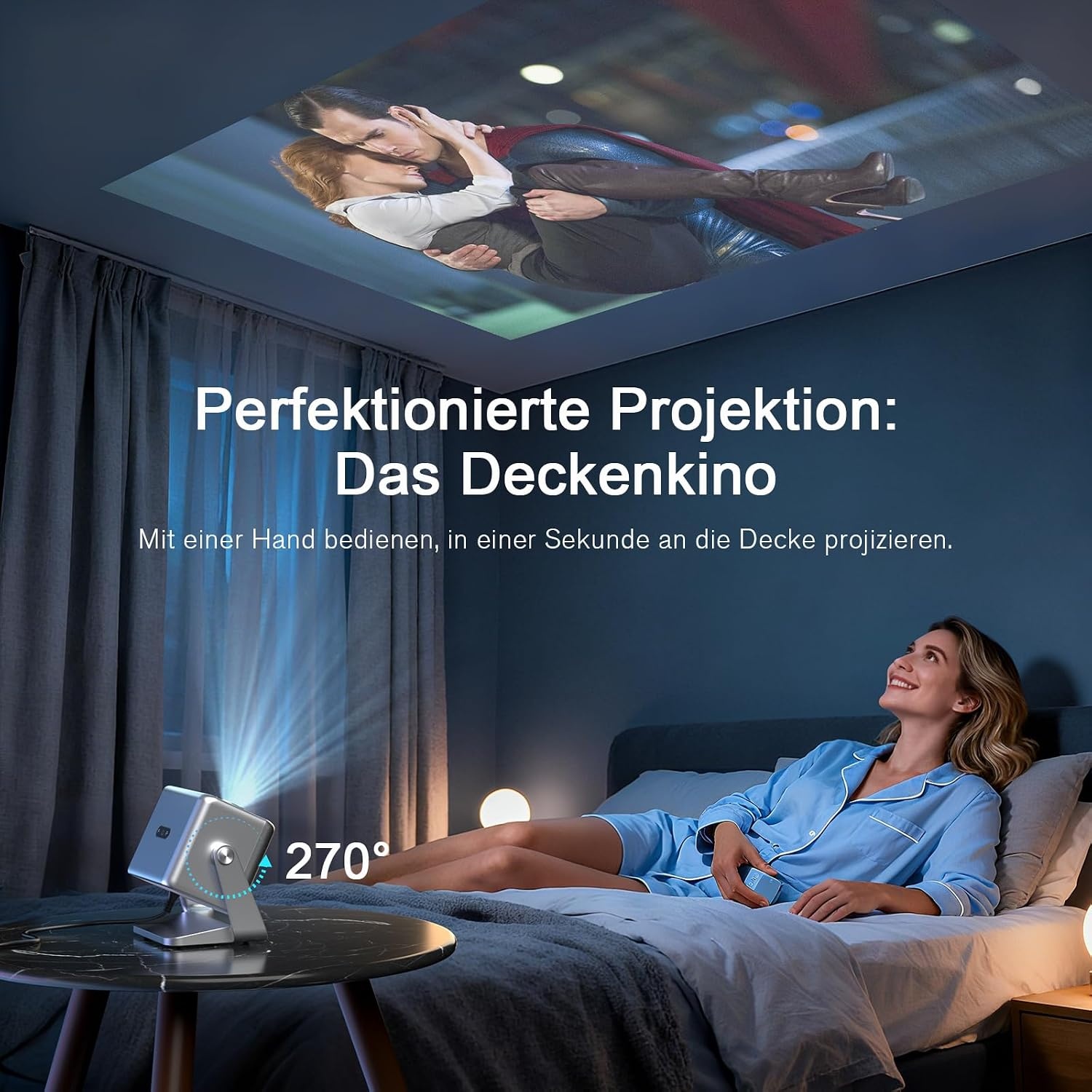 4K Smart Projector met WiFi 6 & Bluetooth 5.2 - 35% Korting