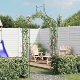 VidaXL Tuinboog Speerontwerp Donkergroen - 34% Korting