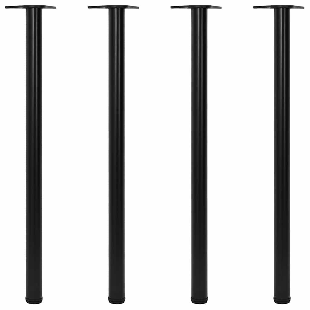 Verstelbare Tafelpoten Zwart 1100 mm (Set van 4) - 34% Korting!