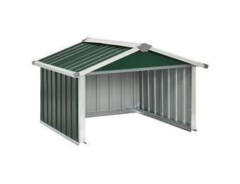 VidaXL Overkapping Robotmaaier Staal Groen 92x97x63 cm - 34% Korting
