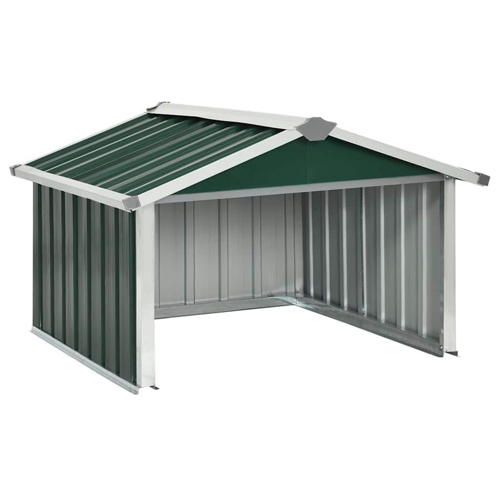 VidaXL Overkapping Robotmaaier Staal Groen 92x97x63 cm - 34% Korting