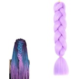 Gevlochten Haarextensie Bruin Lang Kunsthaar Dames 60cm - 79% Korting