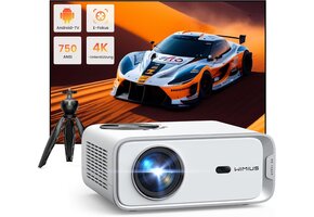 Full HD Beamer met Android TV & 61% Korting (Wit)