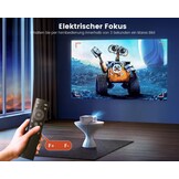 WiMiUS P63 Full HD Projector Wit - Android TV & Auto-Focus met 35% Korting