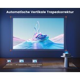 WiMiUS P63 Full HD Projector Wit - Android TV & Auto-Focus met 35% Korting