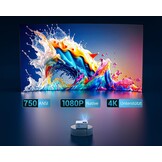 WiMiUS P63 Full HD Projector Wit - Android TV & Auto-Focus met 35% Korting