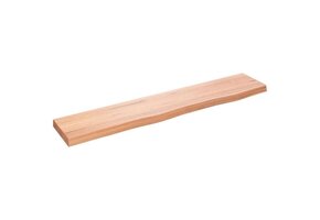 Massief Eikenhout Wandschap 100x20x4 cm met 46% Korting