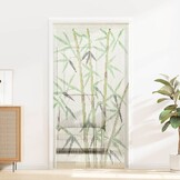 Bamboe Insectengordijn met Print 90x220 cm - 34% Korting