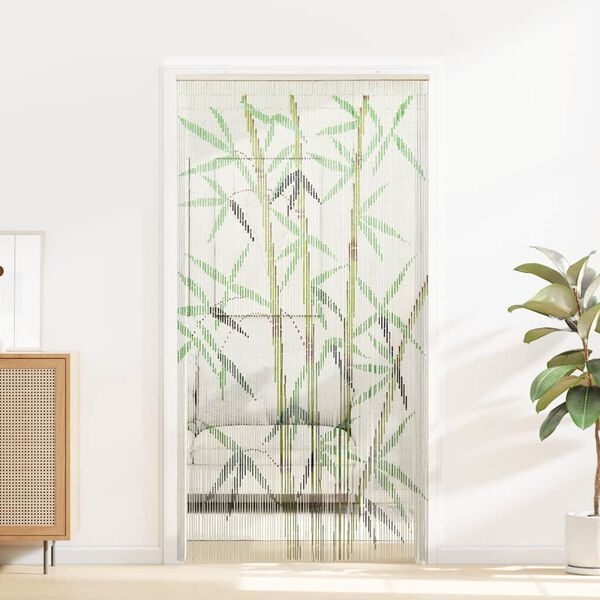 Bamboe Insectengordijn met Print 90x220 cm - 34% Korting