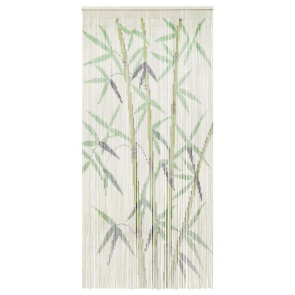 Bamboe Insectengordijn met Print 90x220 cm - 34% Korting
