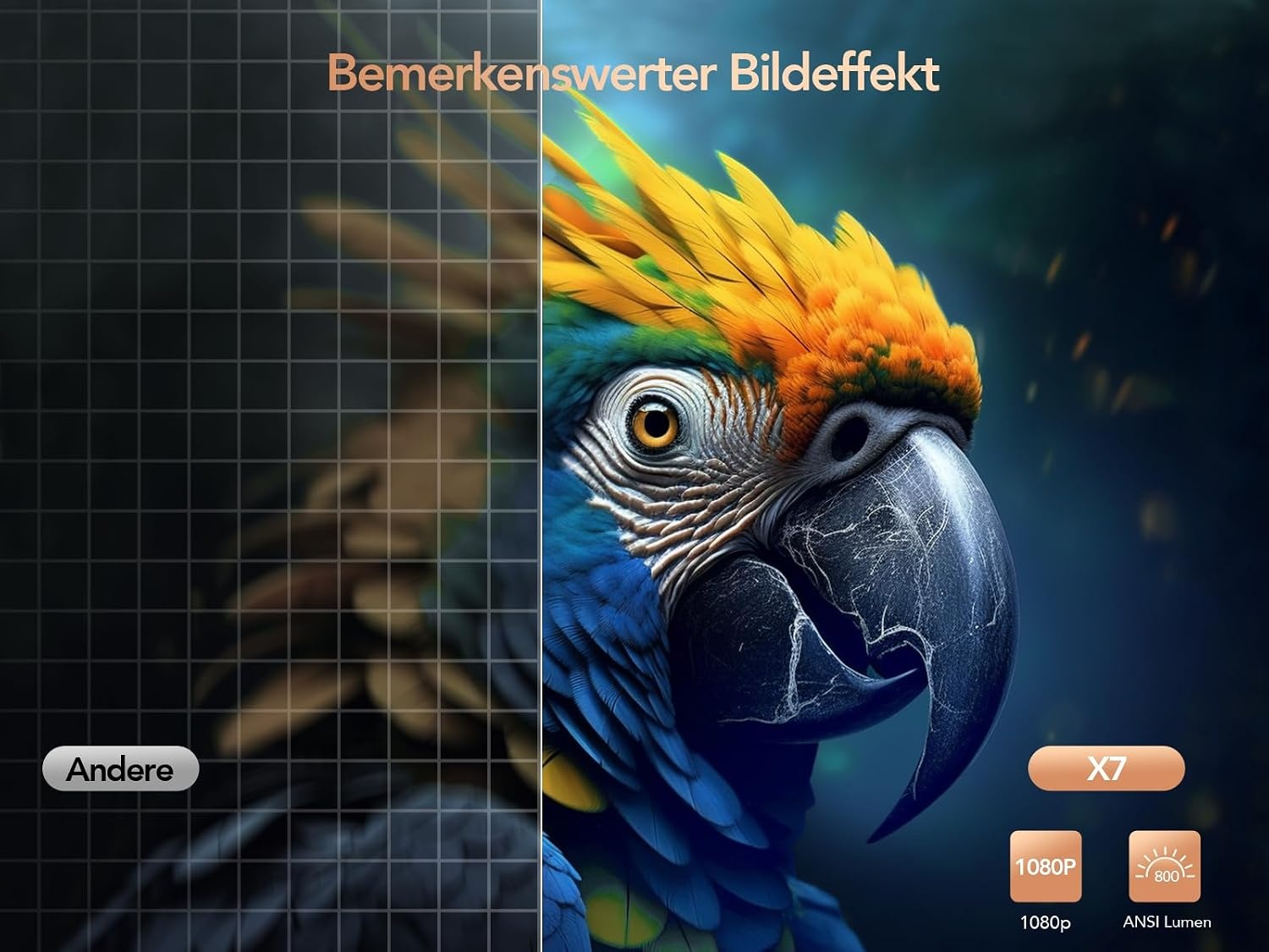 4K Videoprojector Zwart Grijs - 35% Korting