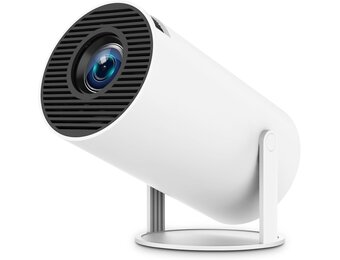 Gaimoo GM200 Smart Mini Projector 1080P Full HD WiFi 6 Bluetooth - Wit zwart - 34% korting