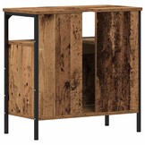 VidaXL Wastafelmeubel Oud Hout 60x30x60 cm - 34% Korting