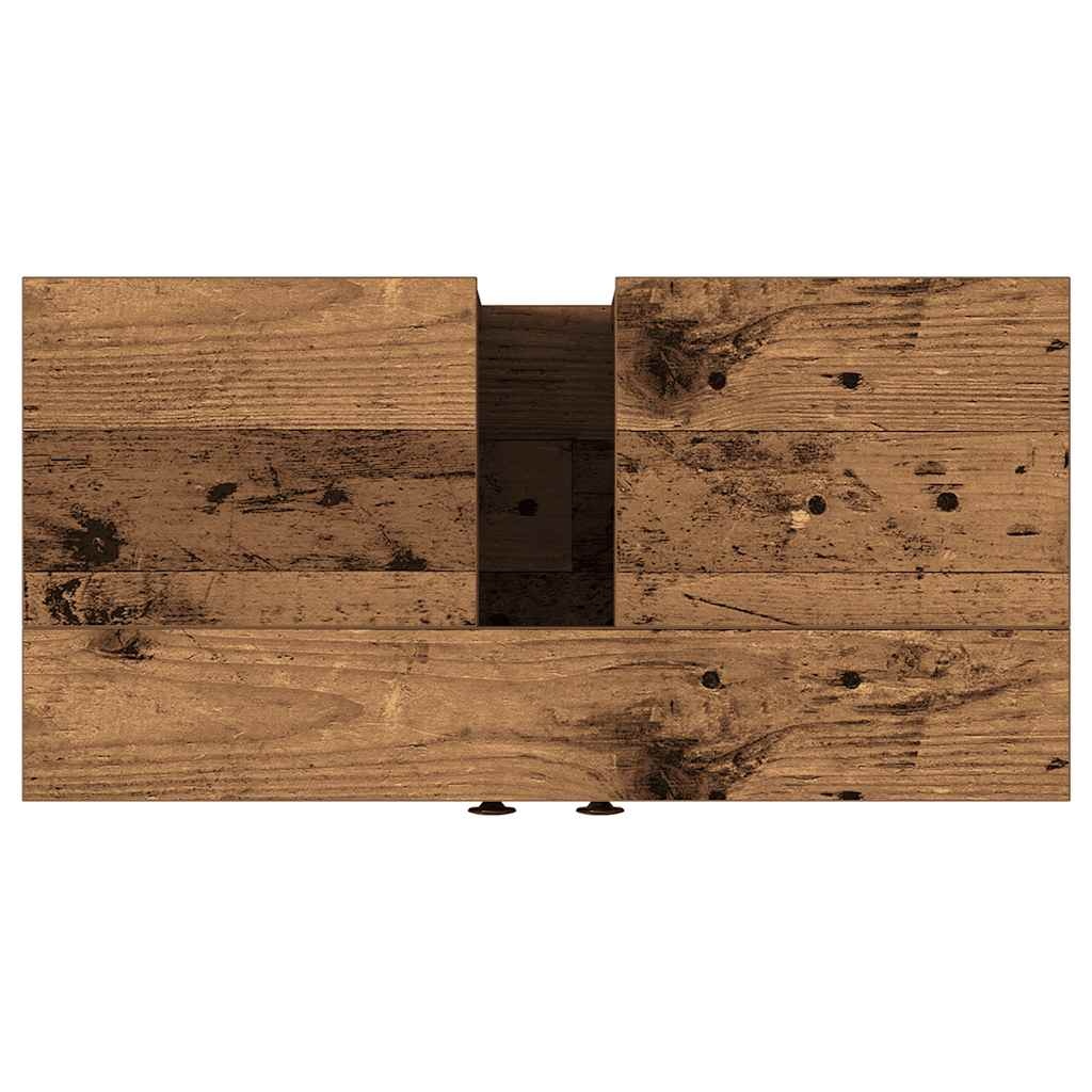 VidaXL Wastafelmeubel Oud Hout 60x30x60 cm - 34% Korting