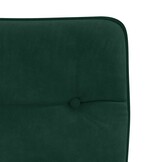 VidaXL Eetkamerstoelen Fluweel Donkergroen (2 stuks) - 34% Korting