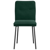 Eetkamerstoelen Fluweel Donkergroen (2 stuks) - 34% Korting
