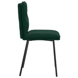 Eetkamerstoelen Fluweel Donkergroen (2 stuks) - 34% Korting