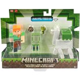 Minecraft Alex & Vlam Actiefiguren 8 cm (2-pack) - 57% Korting!