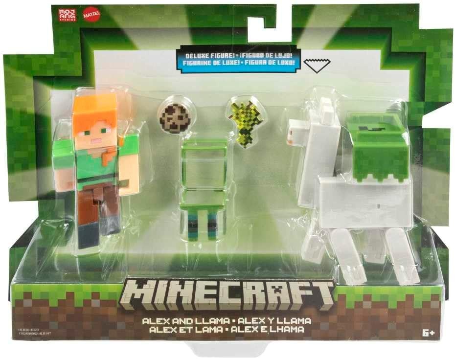 Minecraft Alex & Vlam Actiefiguren 8 cm (2-pack) - 57% Korting!